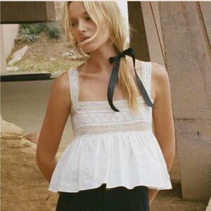 DOEN Beaux Lace Camisole Size Small